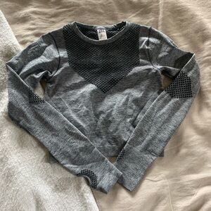 JoyLab Long Sleeve Athletic Cropped Top